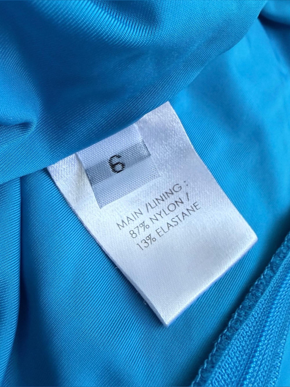 Alex Perry Blue Colt Ruched Mini Dress. - Picture 12 of 14